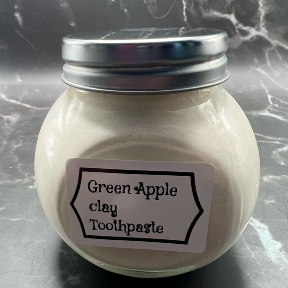Green Apple Clay Toothpaste  flavor request available - Picture 3 of 8